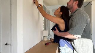 Hot milf gets tricked by her handyman and ends up getting fucked hard