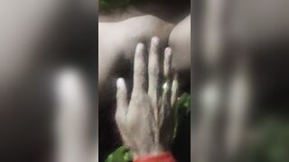 Stepaunt showed her pussy to her stepnephew and got it massaged