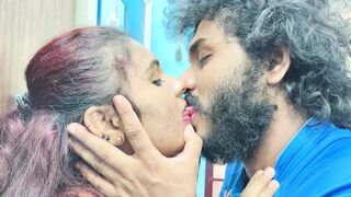 Lip lock and tongue kiss