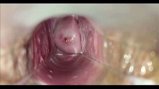 Pulsating orgasm inside vagina