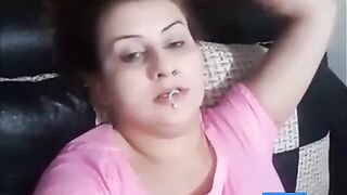 Pakistani Amateur with Big Breasts Goes Live on Facebook