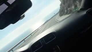 Unexpected outdoor sex on the beach with a big-assed amateur