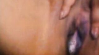 Filipina Amateur Shaves and Masturbates on Webcam