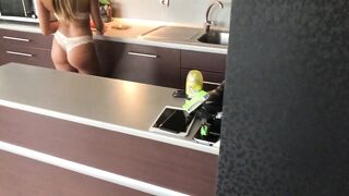 Hardcore Anal Sex with a Big-Ass Model in White Leggings