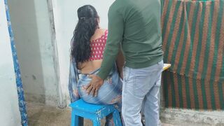 My Mother-in-law, a Tailor, Was Sewing Clothes, so I Had Sex with Her as if to Help Her.