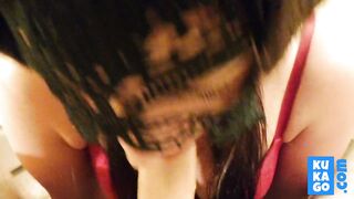 German Brunette Amateur Blowjob