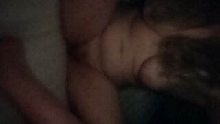 Blonde Teen Babe Masturbates on Webcam Before Bed