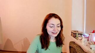 Skinny brunette very pretty busty web milf show