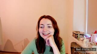 Skinny brunette very pretty busty web milf show