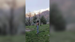 Part 2 - Desi outdoor sex with a stranger girl in the jungle.