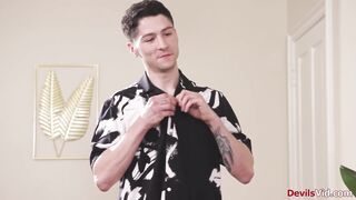 Lesbian letting big tits wife have anal sex with neighbor