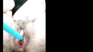 Hairy Beauty Quick Orgasm Contractions