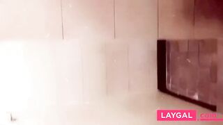 Truck Stop Blowjob - She Takes My Big Cock in the Bathroom