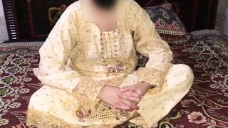 Horny Big Ass Stepsister Jerks My Big Cock With Her Soft Hands