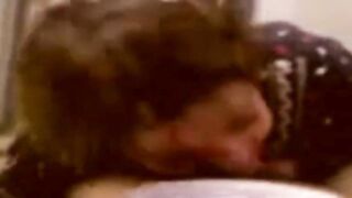 Arab Girl Sucks and Fucks Hard at Home