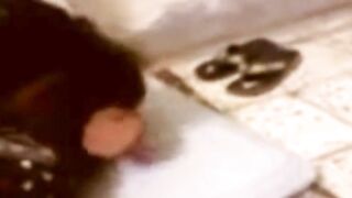 Arab Girl Sucks and Fucks Hard at Home