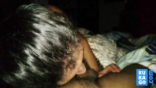 Cute brunette's kinky BDSM blowjob and fisting POV