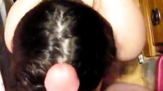 Kinky Amateur MILF Gives a Sensual Blowjob