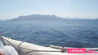 Amateur POV: Cumshot on Boat with Hot Girlfriend