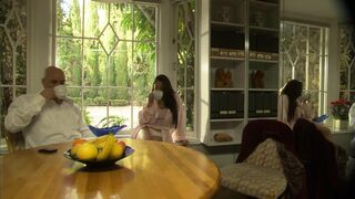 Bib boobs redhead endures a hardcore fucking outdoors