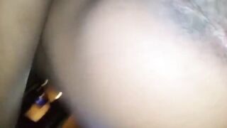 Thai Amateur Rides Me - Her Hairy Bush on My Thighs