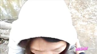 Asian Amateur Couple's Blowjob and Cum Swallowing Extravaganza