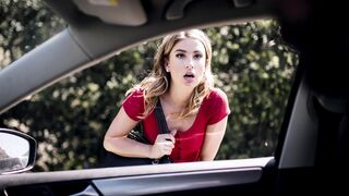 Hitchhiker Kristen Scott just got into the wrong persons car