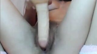 Nerdy Hairy Milf Solo Webcam Show