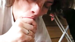 Amateur Blowjob with Cum in Mouth