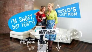 FamilyStrokes - Myra Moans, Ryan Keely - Polar Opposites: Pocket-Sized Myra vs Tall Squirting Champ