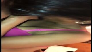 Cream Laga Ke Lund Chusa Bra Panty Wali Raseeli GF Ne Tg