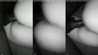 horny amateur milf fucks BBC in her house