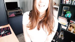 French Brunette Babe's JOI - Cum with Her!