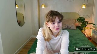 Booty petite skinny small tits blonde teen web show