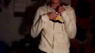 Brunette Amateur's Webcam Striptease
