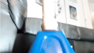 Blonde Takes 3 Butt Plugs: Anal Masturbation Webcam Show