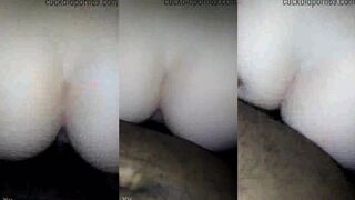 Cuckold hot wife gets caught from behind