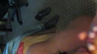 Black Escort with Big Tits Gets POV Cum in Mouth