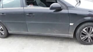 Squirting in an Uber - Risky Public Masturbation