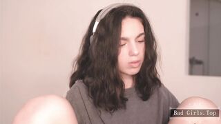 Super slim petite teen with very hot big booty ass