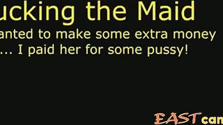 Fucking Our Asian Milf Maid