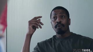 You get over her and suck on your stepdaddys big black cock