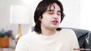 Stepson pussy licking and fucking his blonde lesbian stepmom