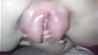 Pumping Her Pussy on Webcam