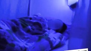 Petite 18-year-old brunette babe teases on webcam