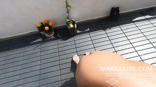 Sucking Cock Outdoors with a Cumshot Finish