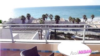 Interracial Threesome with German and Black Girls in a Hotel