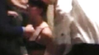 Blonde Milf Aldonze C Gangbanged in Lingerie