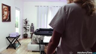 Ex Lesbian Girlfriends Lexi Lore And Aria Sloane Give Lucky Man Massage