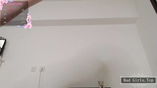Petite slim babe with very hot oiled big booty ass